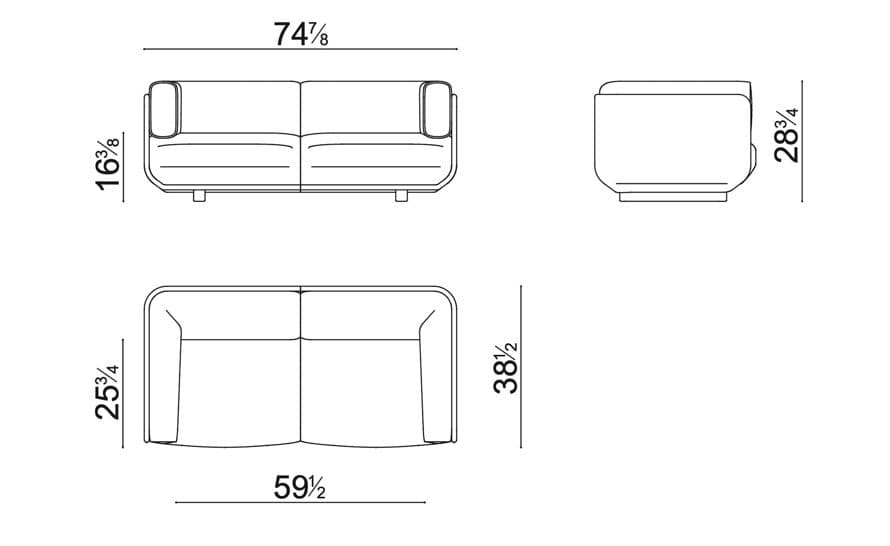Shaal Two Seat Sofa – thumbnail image #5