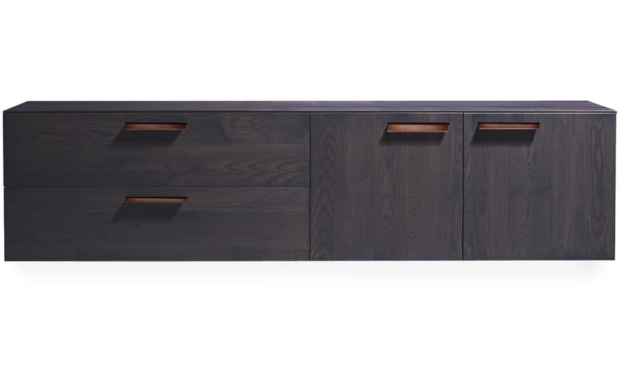 shale 2 door / 2 drawer wall mounted cabinet – thumbnail image #2