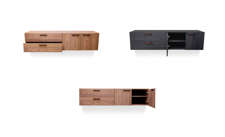 shale 2 door / 2 drawer wall mounted cabinet – thumbnail image #3