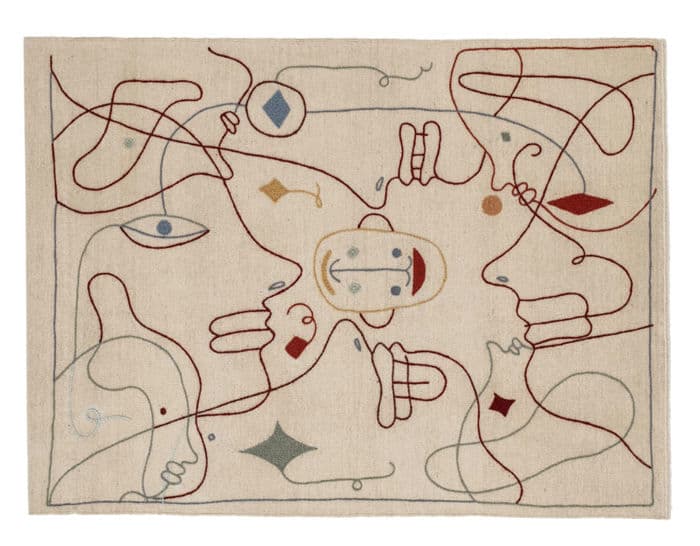 silhouette indoor rug – thumbnail image #1