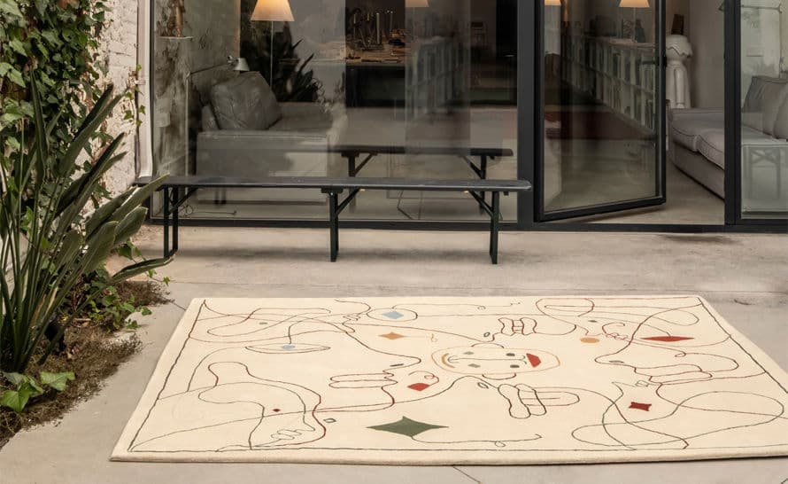 silhouette outdoor rug – thumbnail image #3