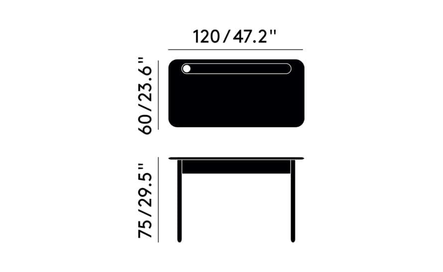 slab individual desk small – thumbnail image #13