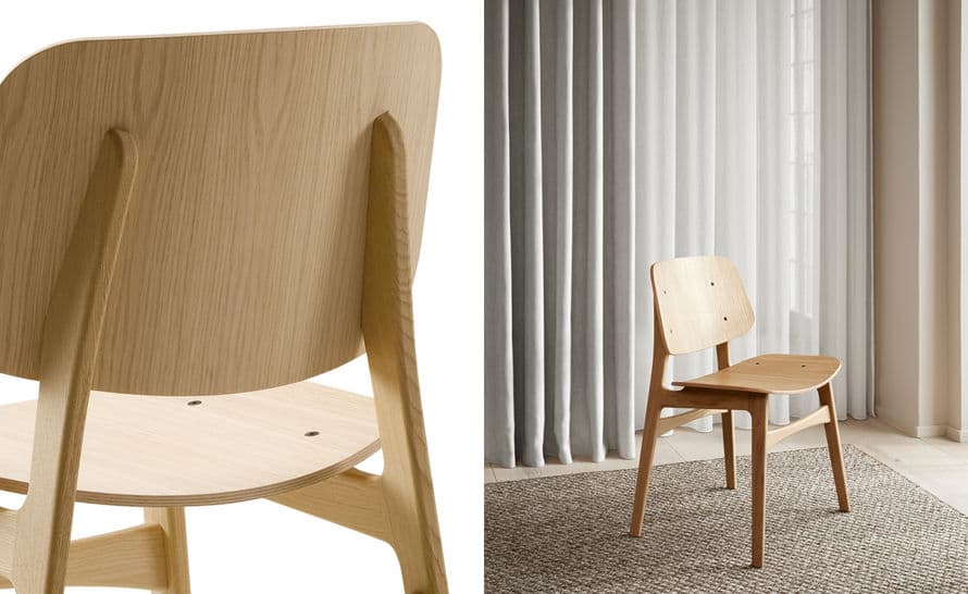 soborg wood base chair – thumbnail image #12