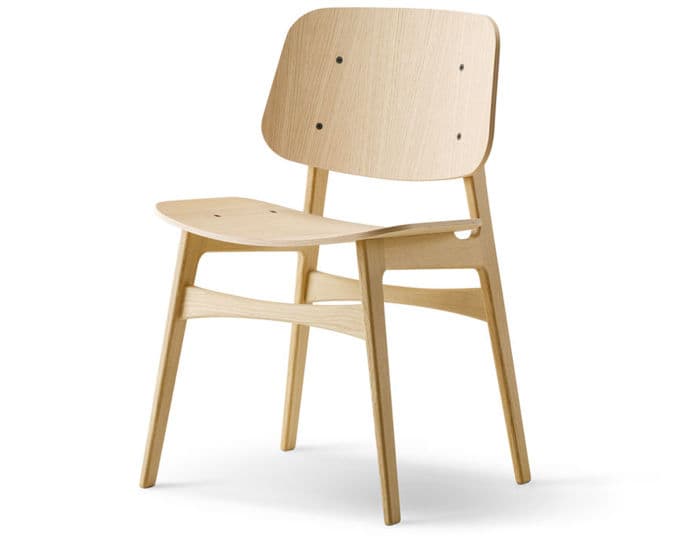 soborg wood base chair – thumbnail image #3