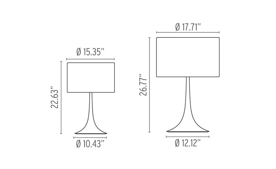 spun table lamp – thumbnail image #4