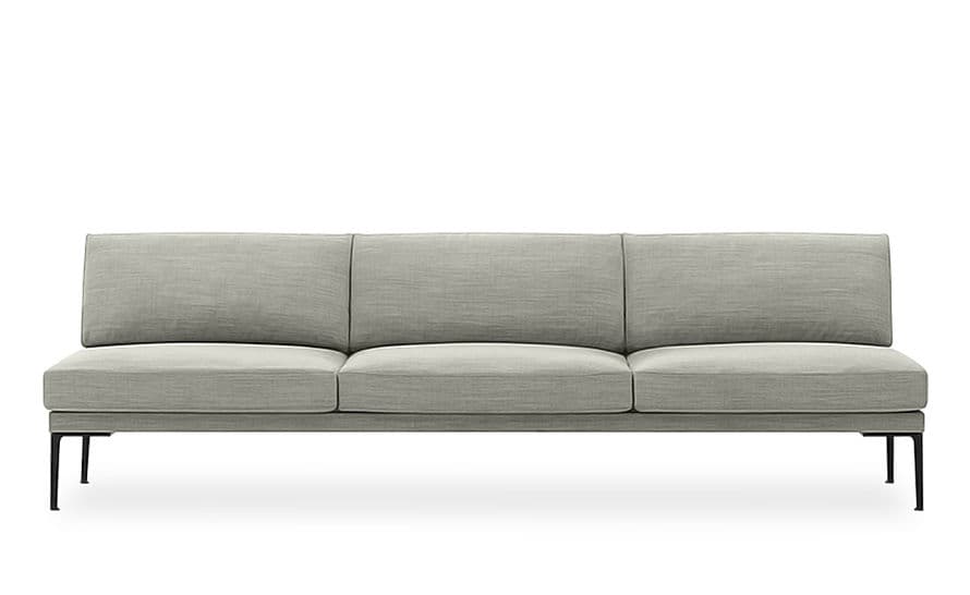 steeve three seat sofa without arms – thumbnail image #1