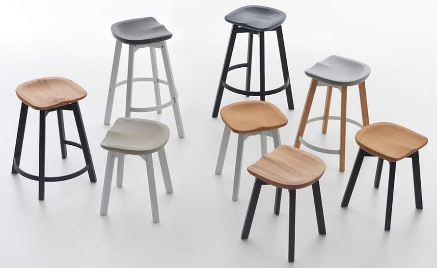 su small stool with plastic seat – thumbnail image #5