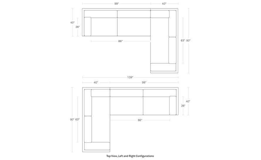 sunday l sectional sofa – thumbnail image #17
