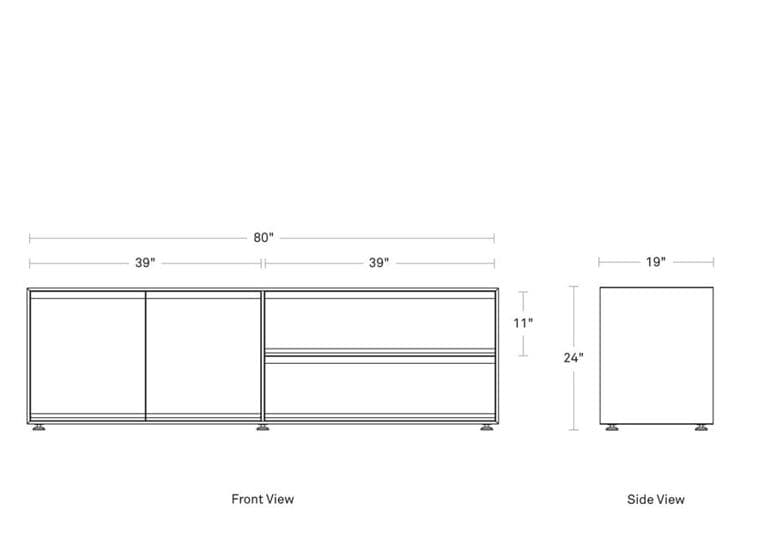 superchoice 2 door / 2 drawer console – thumbnail image #14