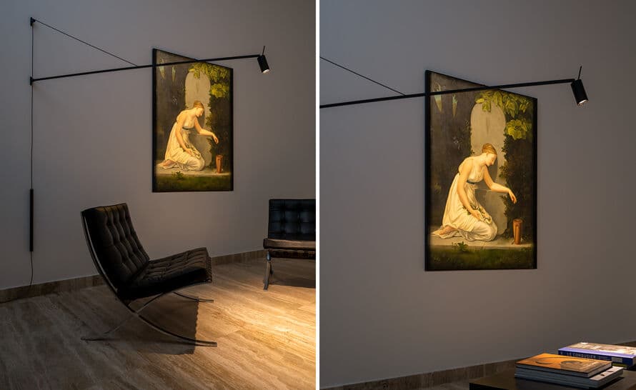swan wall lamp – thumbnail image #3
