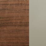 Walnut Veneer / Putty Grey