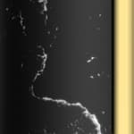 black marble / brass