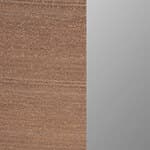 basic veneer - dark wood/chrome