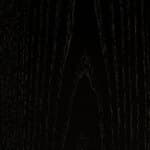 126" length - brown/black stained ash