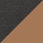 ceramic - carbon top / matte rust base