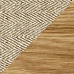 natural cotton webbing / oiled oak