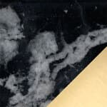 black marquina marble / brass