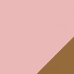 powder pink top / toffee base
