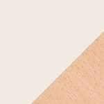white polypropylene / natural beech