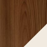 solid walnut top / white frame (TV184-TV197)