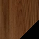 solid walnut top / black frame (TV184-TV197)