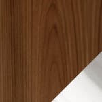 solid walnut top / chrome frame (TV184-TV197)