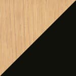 natural oak / deep black