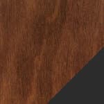 dark iroko wood / graphite grey