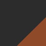 black with terracotta accent