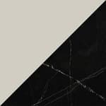 putty top / black marble