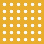 perforated - golden yellow
