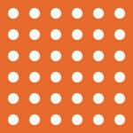 perforated - pure orange