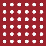 perforated - ruby red