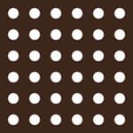 perforated - brown