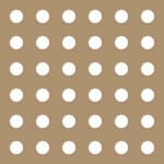 perforated - beige