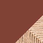beech, soft terracotta / natural papercord seat (NCS S3560-Y70R)
