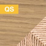 oak, oil / natural papercord seat