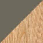 taupe top / oak base