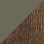 taupe top / dark oiled oak base