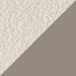 gray frame - bouclé riccio white seat
