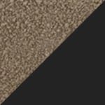 black frame - bouclé riccio dove grey seat