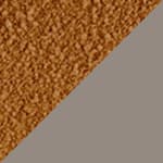 gray frame - bouclé riccio orange seat