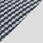 white frame - outdoor twill white/blue seat