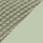 green frame - outdoor twill cream/green seat