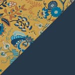 mabelle - blue / ochre