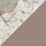 nature tundra marble effect ceramic top / dove base