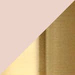 pale rose / brass