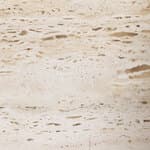31.5" diameter - stone / neutral white travertine