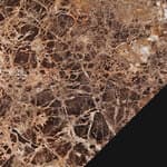 brown emperador marble / black base