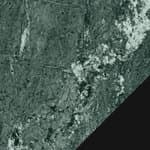 green guatemala marble / black base